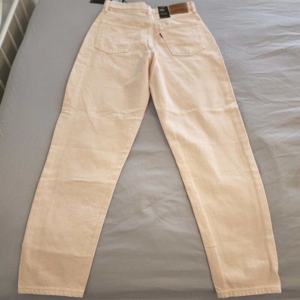 Levi's‎ x Free People high loose taper high rise peach colored jeans size 26 New - Picture 9 of 13